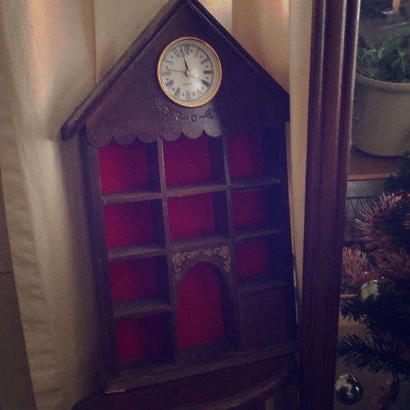 Small jewelry box also Clock made in 1988 - Picture 1 of 1